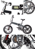 48v Fat Tire Electric Bike Folding with Hidden Battery