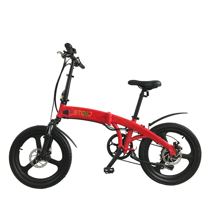 20 Inch Folding City Electric Bike with Hidden Battery